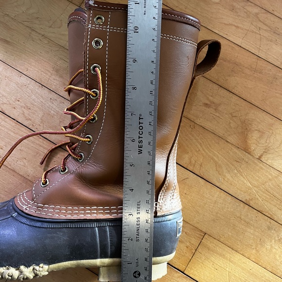 Unisex LL Bean Boots Sz 7mens 9womens USA Tall Goretex Thinsulate Duck Boots - Picture 6 of 6